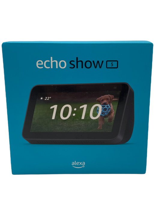 Amazon Echo Show 5 schwarz zweite Generation Smart Display Lautsprecher Alexa NEU OVP